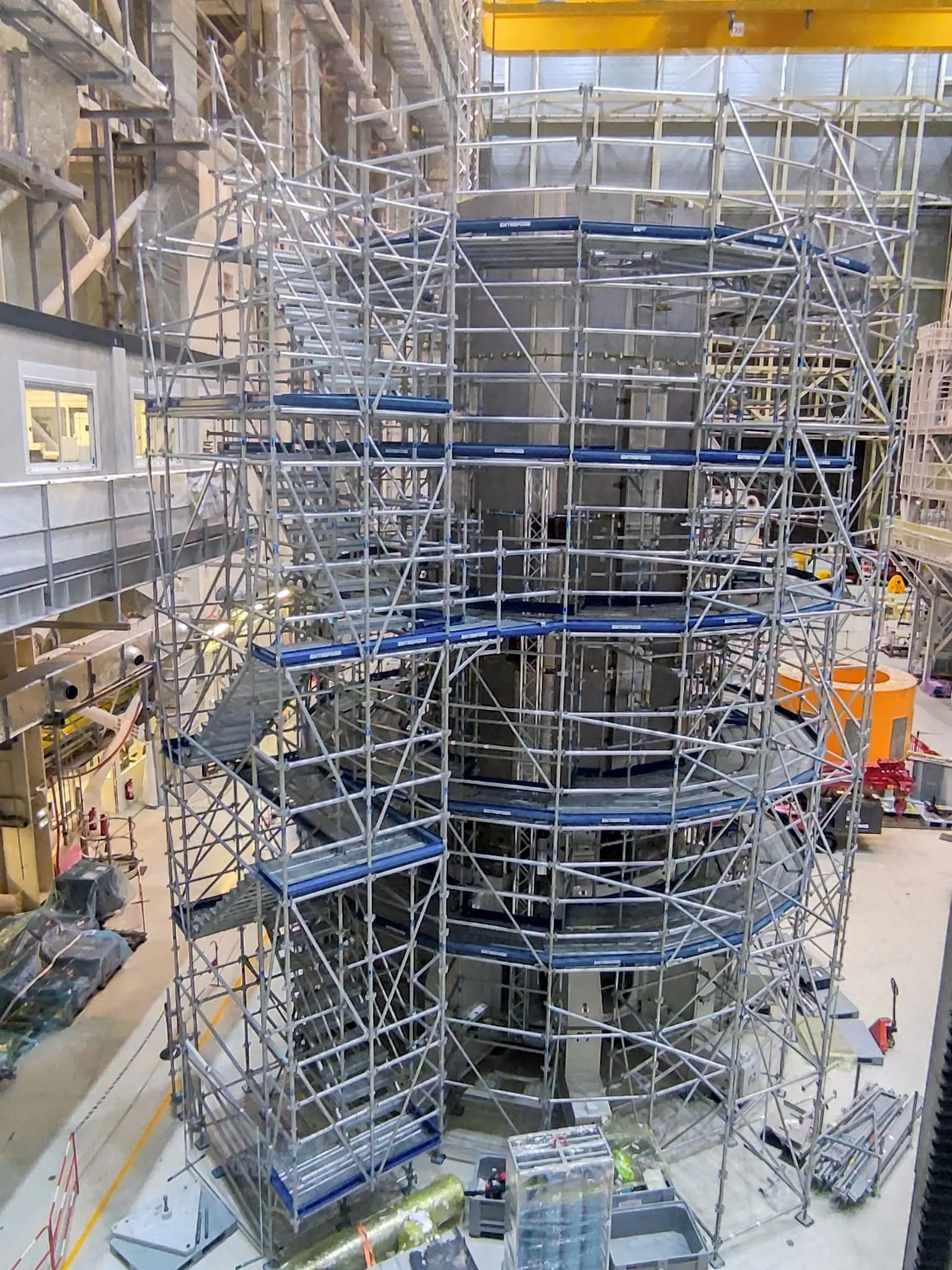 Nel laboratorio di assemblaggio di Iter