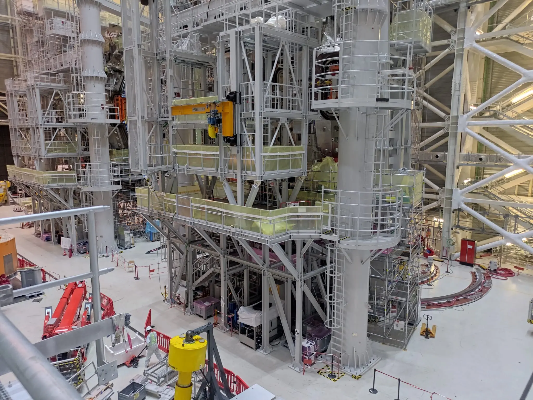 Nel laboratorio di assemblaggio di Iter