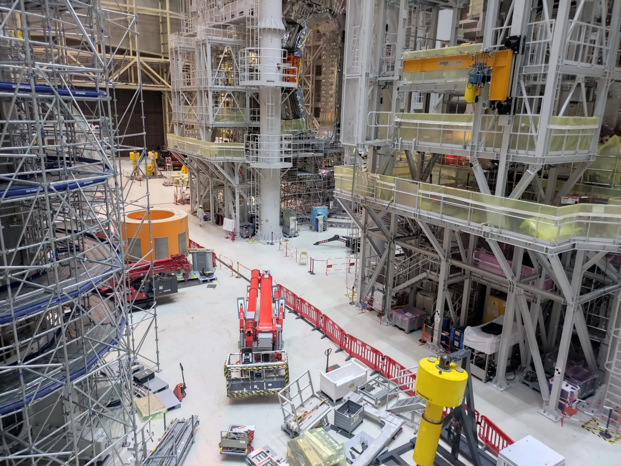 Nel laboratorio di assemblaggio di Iter