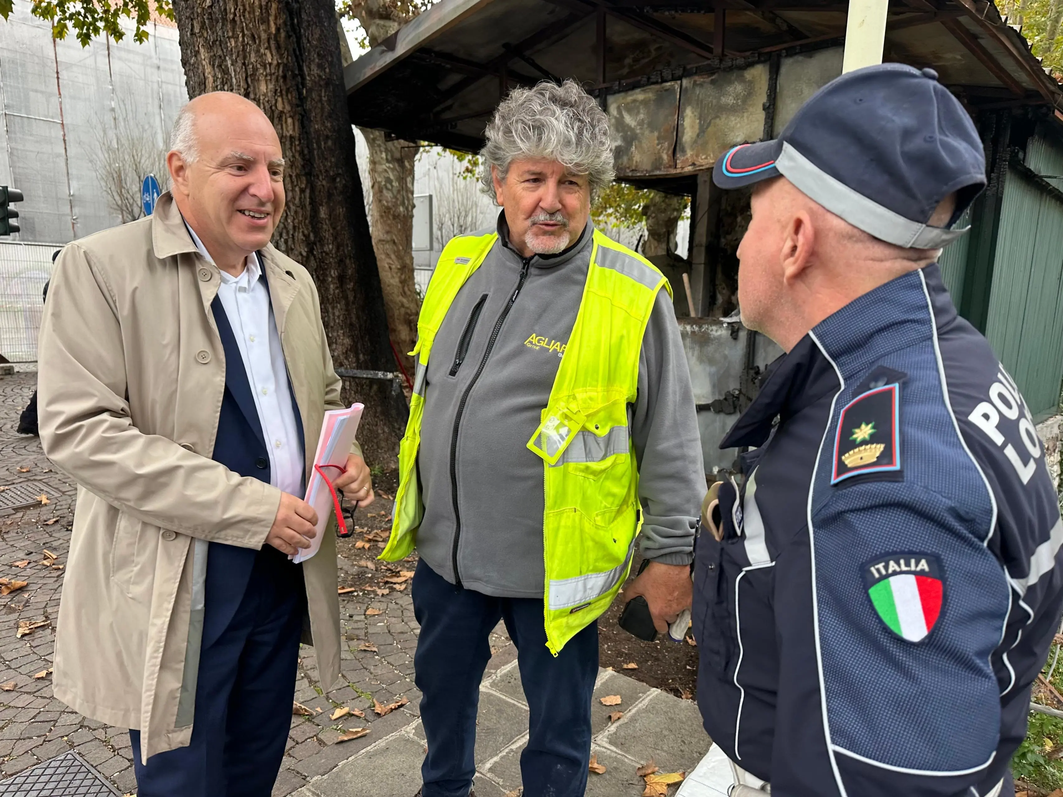 Sono iniziati i lavori di demolizione del chiosco di via Tartaglia