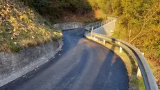 La strada di Ivino dopo la riapertura di inizio anno - © www.giornaledibrescia.it