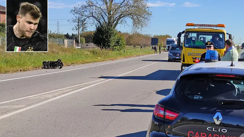 28-10-2025 COMO FENEGRO’ INCIDENTE STRADALE MORTALE DECEDUTO SUL COLPO ANZIANO SU MOTOCARROZZELLA A INVESTIRLO DOVREBBE ESSERE STATO IL PORTIERE DELL’INTER JOSEP MARTINEZ ANSA / FABRIZIO CUSA
