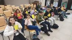 La casse V della scuola Maddalena di Canossa di Pontevico in visita al GdB