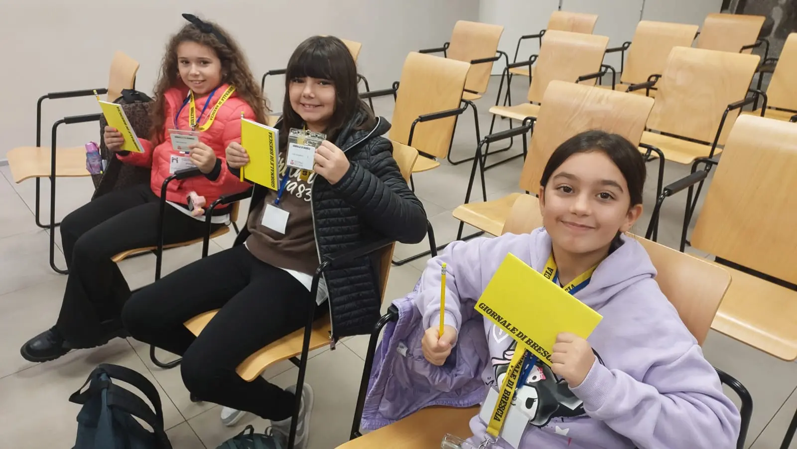 La casse V della scuola Maddalena di Canossa di Pontevico in visita al GdB