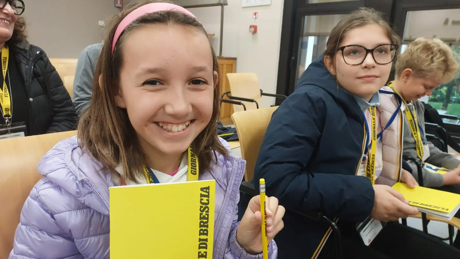 La casse V della scuola Maddalena di Canossa di Pontevico in visita al GdB