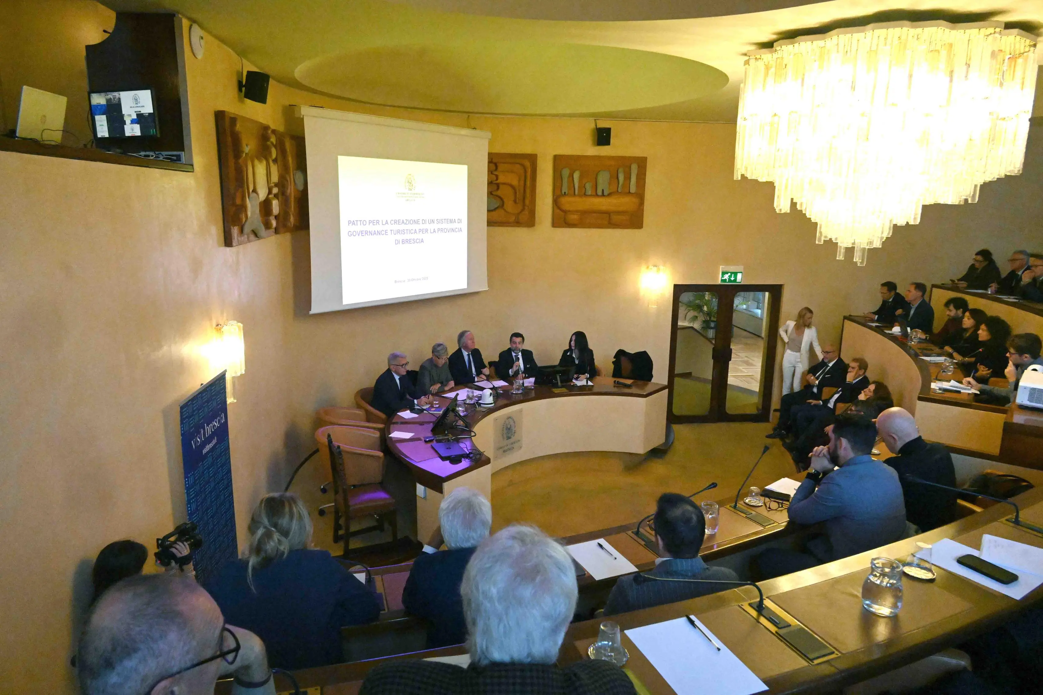 CRONACA BRESCIA CAMERA DI COMMERCIO FIRMA PROTOCOLLO TURISMO PER RAMPULLA 30-10-2025 MARCO ORTOGNI NEW EDEN GROUP