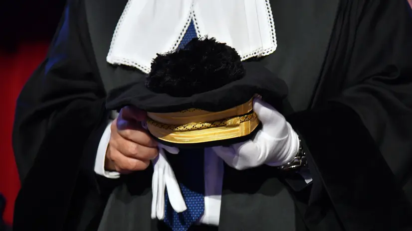 Cerimonia di inaugurazione dell’Anno Giudiziario 2025 del Consiglio Nazionale Forense presso l’Auditorium Antonianum Roma, 07 aprile 2025 ANSA/FABIO CIMAGLIA