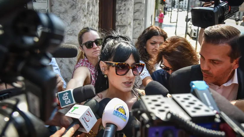 L’avvocatessa di Sempio Angela Taccia arriva per l’incidente probatorio per l’omicidio di Garlasco presso la Questura di via Fatebenefratelli, Milano 4 Luglio 2025 ANSA/MATTEO CORNER