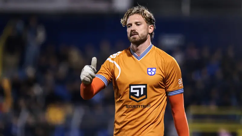 Stefano Gori, portiere dell'Union Brescia - Foto New Reporter Comincini © www.giornaledibrescia.it