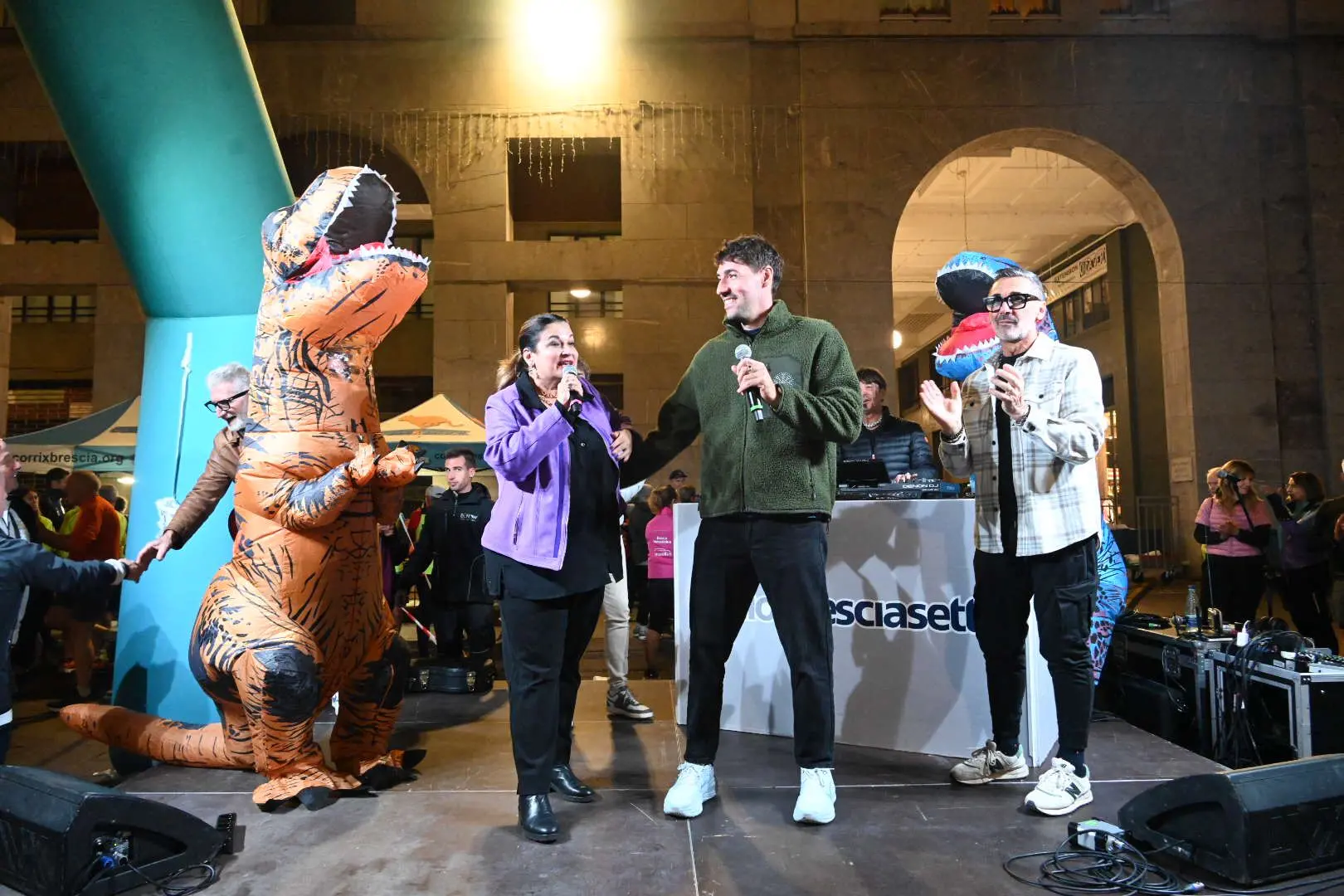 Dino Run, la partenza in piazza Vittoria