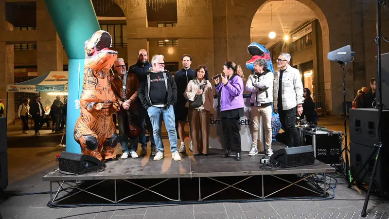 Dino Run, la partenza in piazza Vittoria