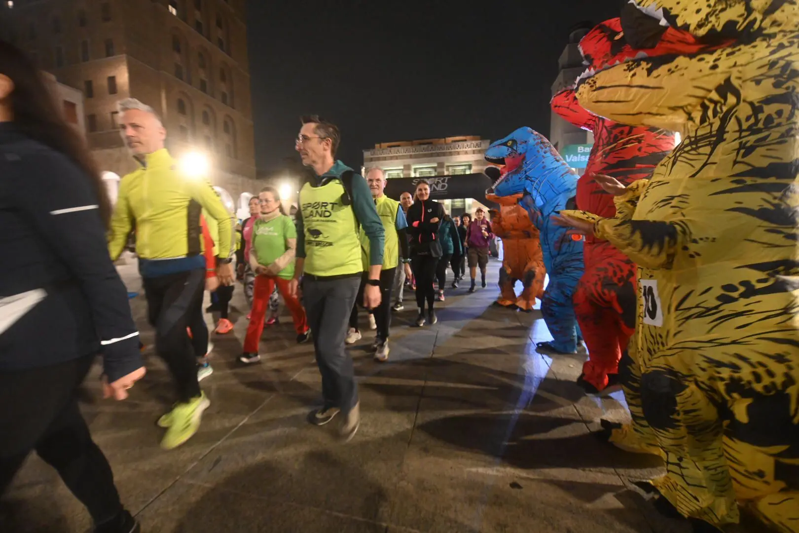 Dino Run, la partenza in piazza Vittoria