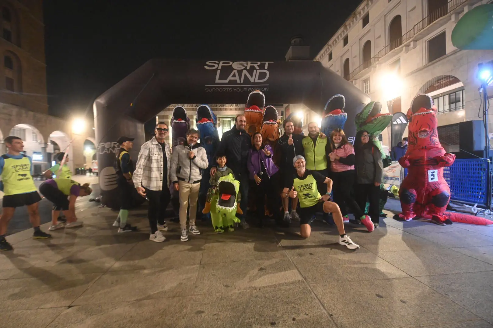 Dino Run, la partenza in piazza Vittoria