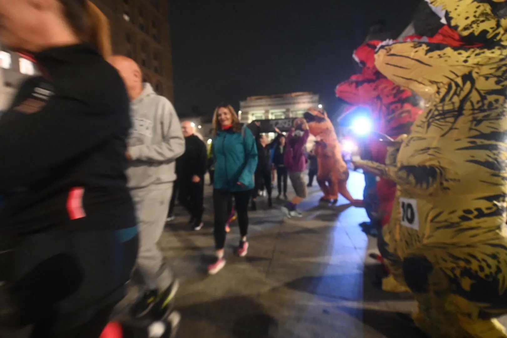 Dino Run, la partenza in piazza Vittoria