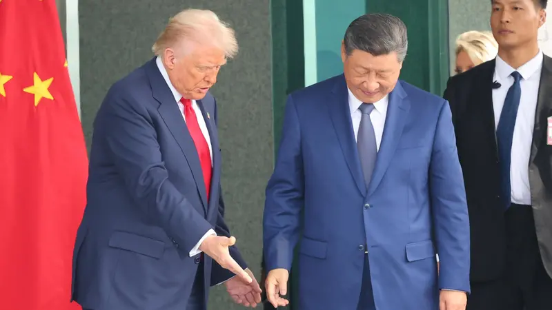 Donald Trump e Xi Jinping - Foto Epa © www.giornaledibrescia.it