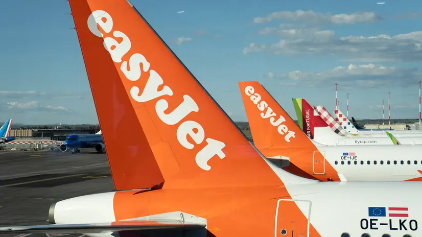 Nel giorno dell'inaugurazione della sua nuova base all'aeroporto Leonardo da Vinci, EasyJet annuncia di aver superato i 30 milioni di passeggeri trasportati da e per l'aeroporto di Roma Fiumicino dall'avvio delle operazioni nel 2008, 1 Aprile 2025. ANSA/TELENEWS
