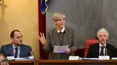 Manzoni, Castelletti e Rossini durante il Consiglio Comunale - © Comune di Brescia/Christian Penocchio