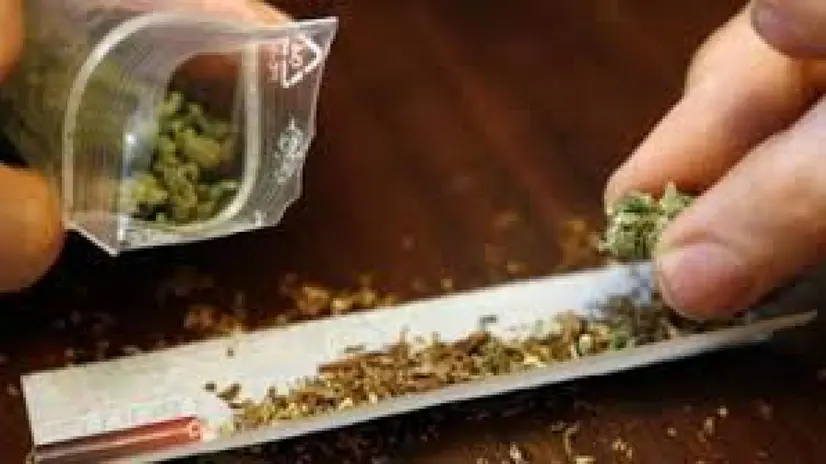 Dose marijuana in cartina