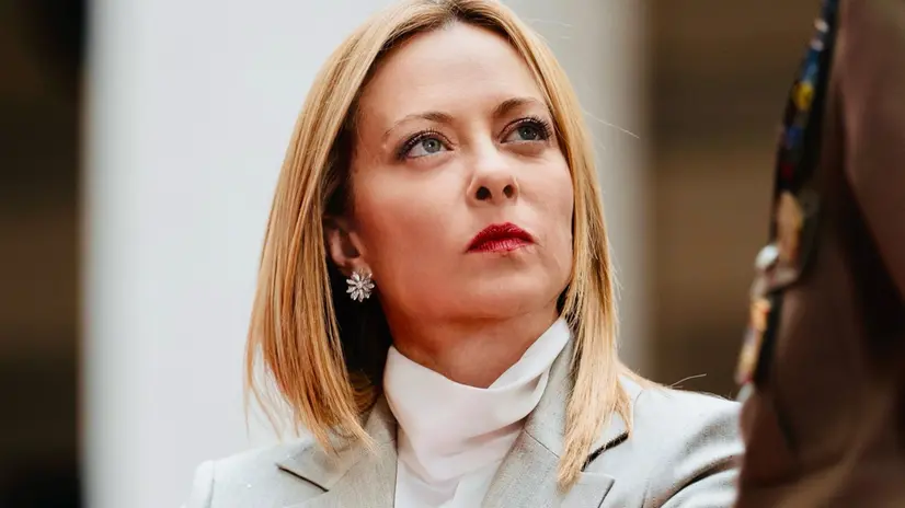 A handout image provided by Italian government press office shows Italian Prime Minister Giorgia Meloni on the occasion of a meeting with Hungarian Prime Minister Viktor Orban (not pictured) at the Chigi palace in Rome, Italy, 27 October 2025. ANSA/ FILIPPO ATTILI - UFFICIO STAMPA PALAZZO CHIGI ++HO - NO SALES EDITORIAL USE ONLY + NPK+