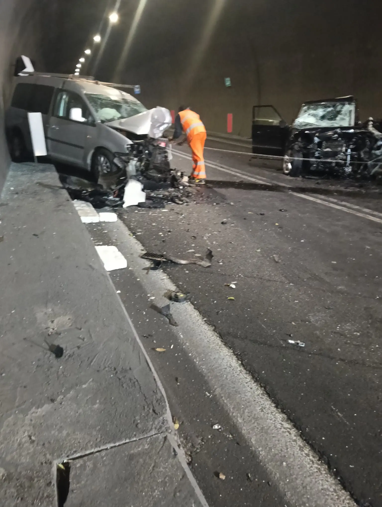 L'incidente nella galleria Pianzole a Sulzano