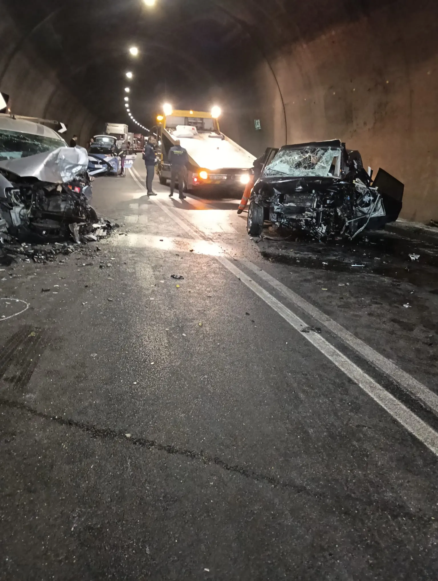 L'incidente nella galleria Pianzole a Sulzano