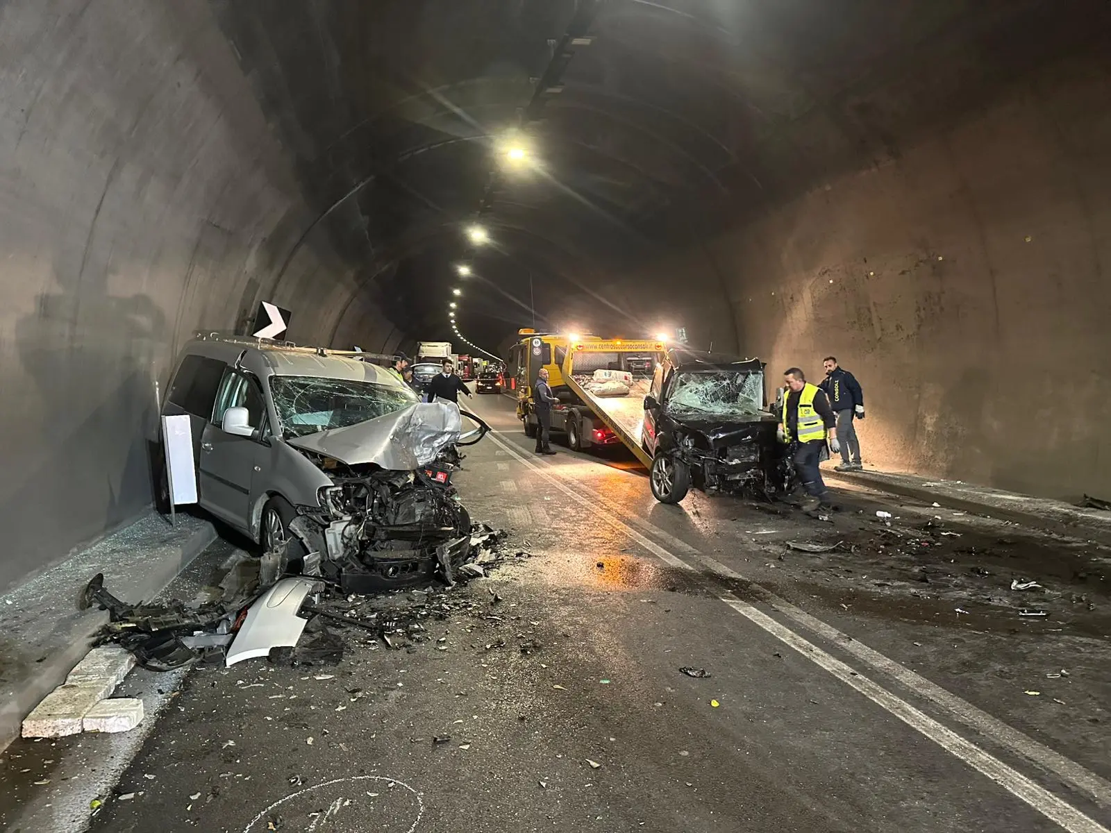 L'incidente nella galleria Pianzole a Sulzano