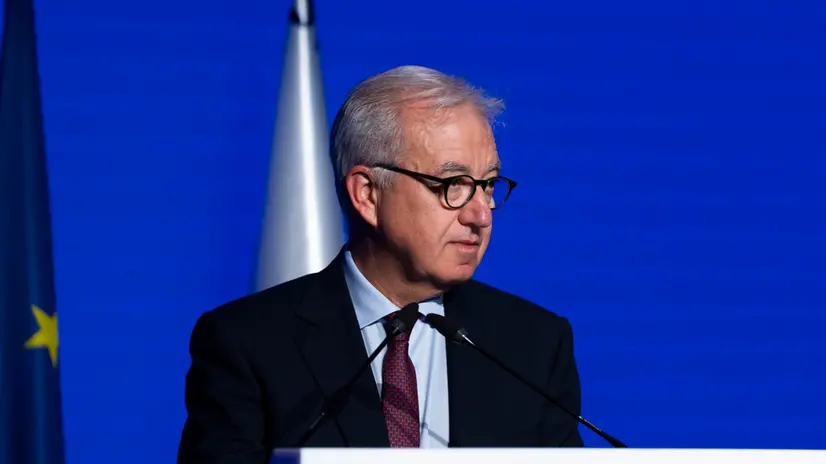 Il sottosegretario alla Presidenza del Consiglio, Alfredo Mantovano al congresso del Notariato, Roma, 16 ottobre 2025. ANSA/FILIPPO ATTILI-US PALAZZO CHIGI +++FOTO DIFFUSA DALL'UFFICIO STAMPA - USARE SOLO PER ILLUSTRARE OGGI LA NOTIZIA INDICATA NEL TITOLO - NON ARCHIVIARE - NON VENDERE - NON USARE PER FINI NON GIORNALISTICI - NPK+++