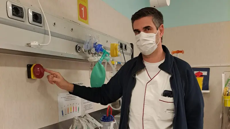 Il pulsante da premere per chiedere aiuto