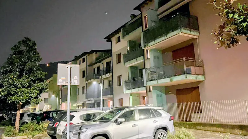 Il complesso residenziale di via Martinelli - © www.giornaledibrescia.it