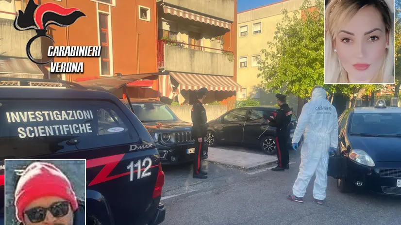 Gli investigatori del Ris dei Carabinieri durante le indagini a Castelnuovo del Garda (VR), dove un uomo ha ucciso la compagna, 28 ottobre 2025. ANSA/Ufficio stampa Carabinieri. +++ UFFICIO STAMPA CARABINIERI +++ FOTO NON IN VENDITA - DA USARE SOLO PER FINI GIORNALISTICI +++ NPK +++