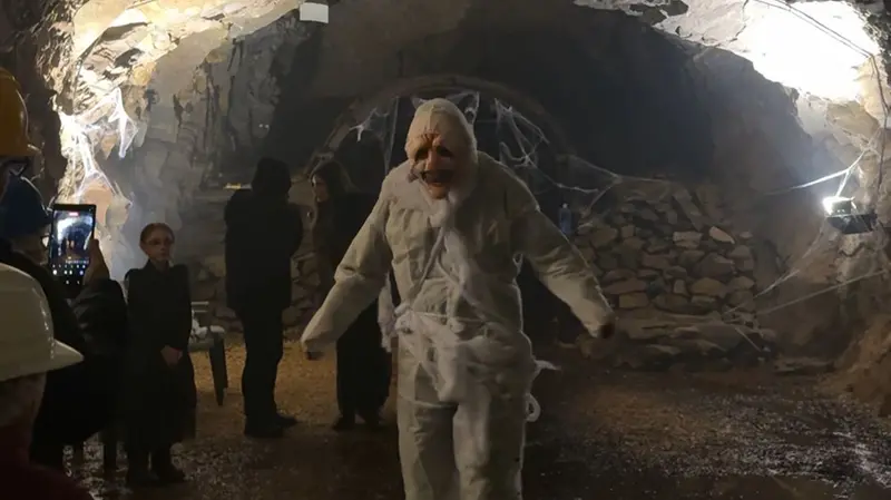 Halloween in miniera a Pezzaze