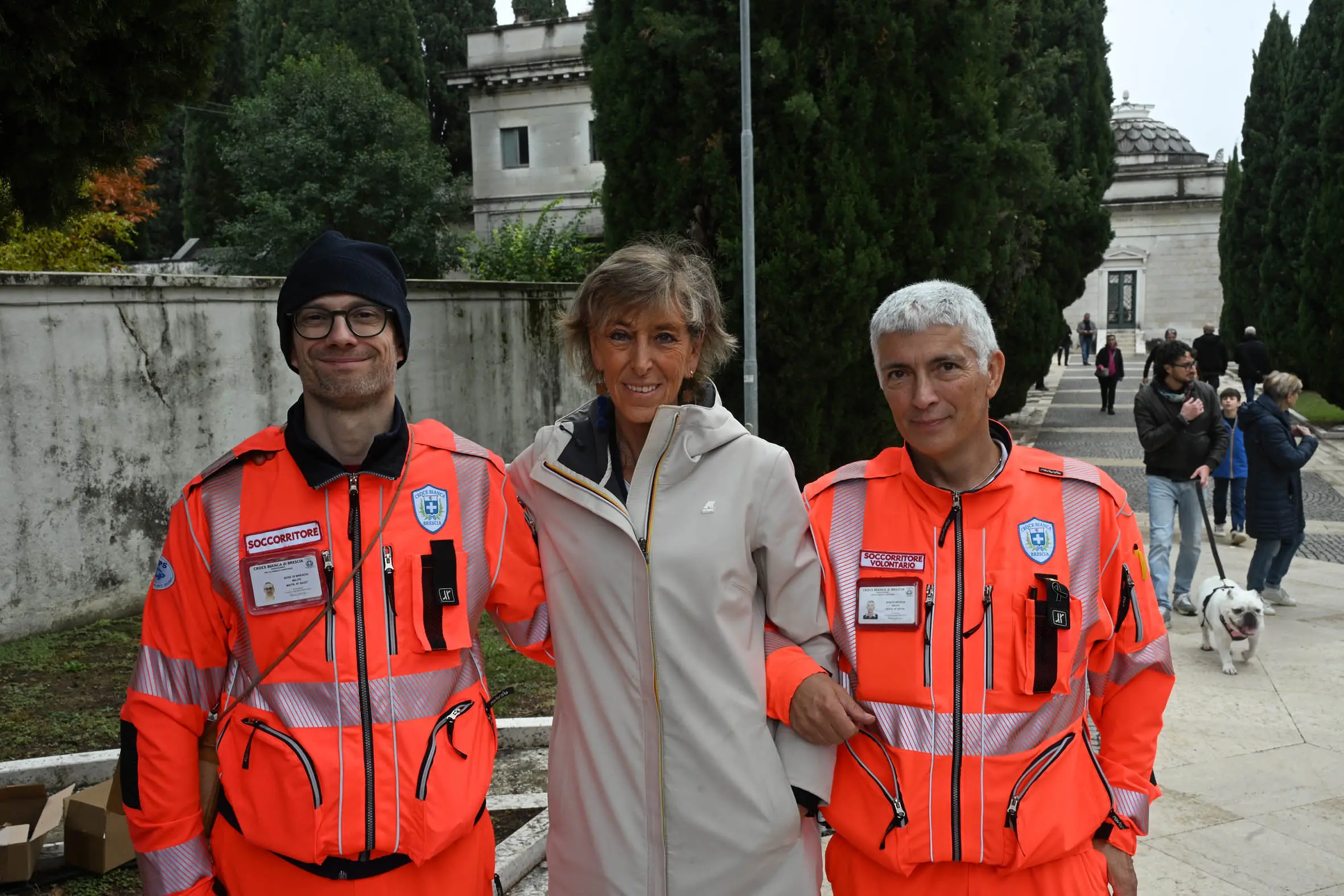 Croce Bianca, la presidente Salvadego porta il caffè ai volontari