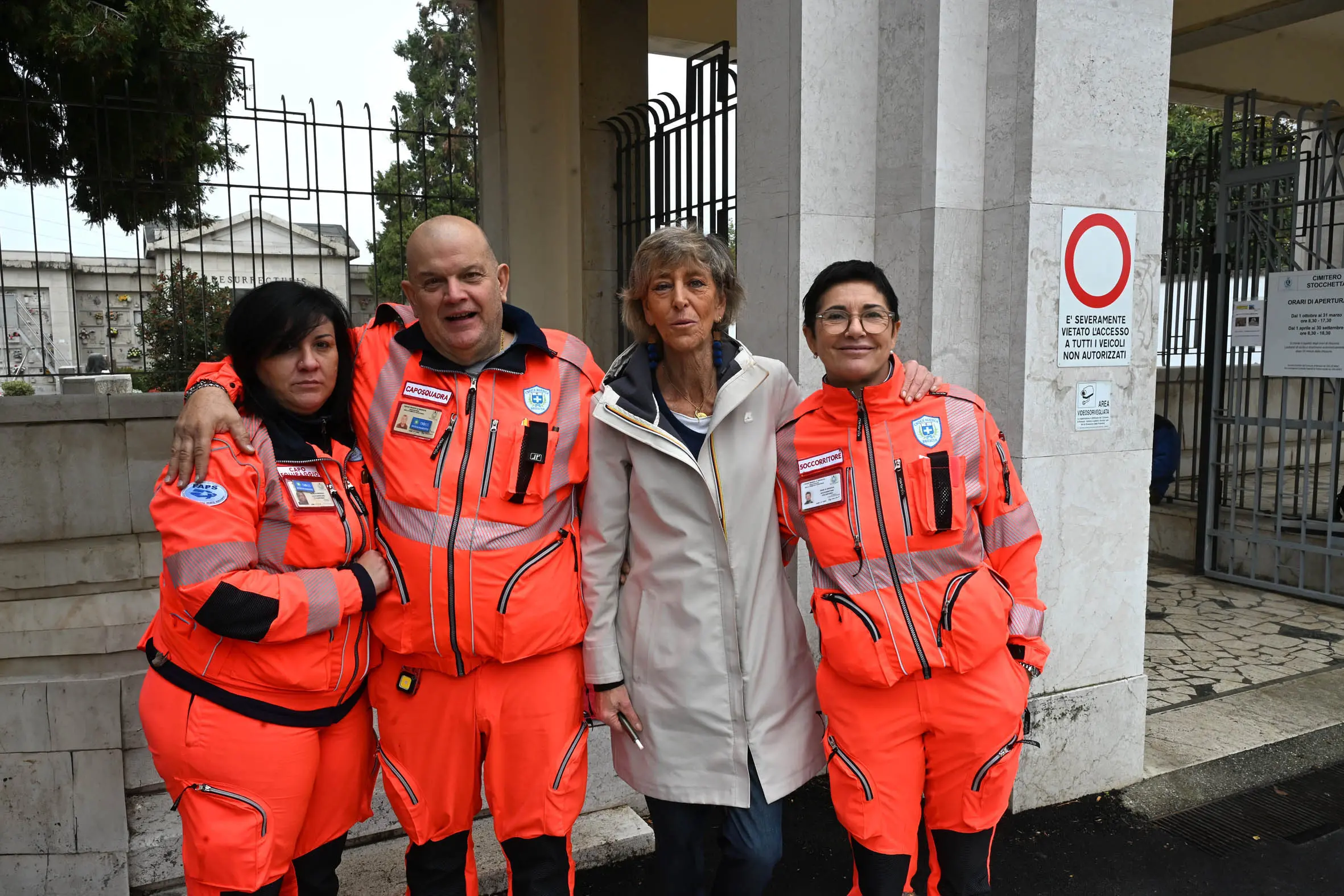Croce Bianca, la presidente Salvadego porta il caffè ai volontari