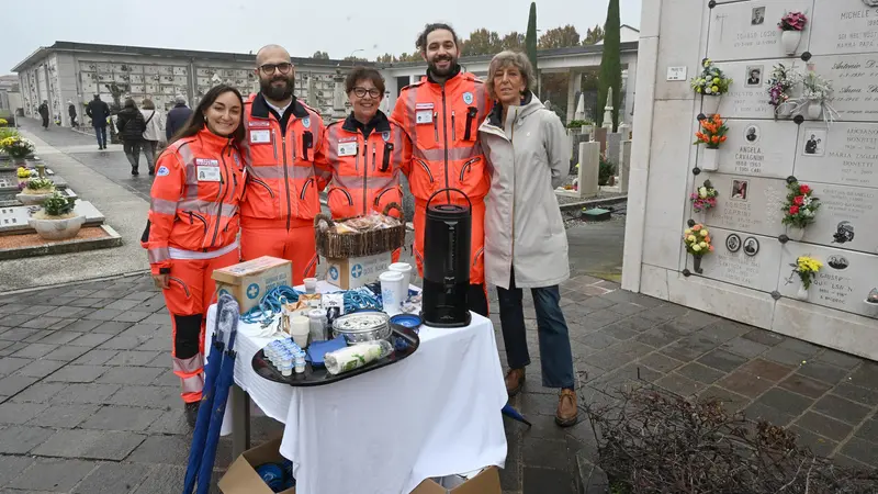 Croce Bianca, la presidente Salvadego porta il caffè ai volontari