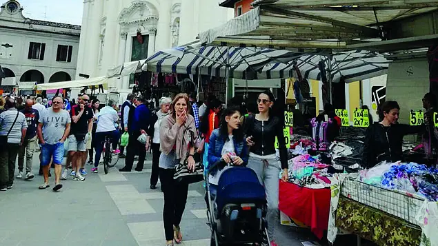 Il mercato a Montichiari