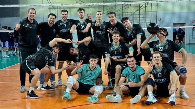 L'esultanza di Montichiari - © www.giornaledibrescia.it