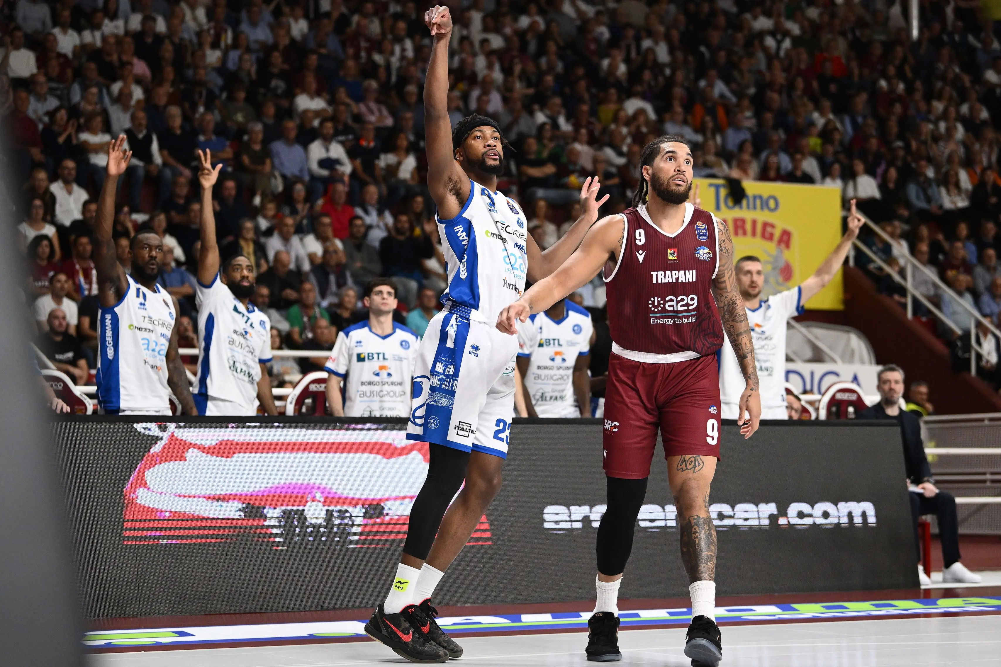 Basket serie A: gli scatti di Trapani-Germani Brescia