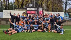 L'esultanza del Brixia