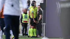 Una delle due review dell'arbitro - Foto New Reporter Comincini © www.giornaledibrescia.it