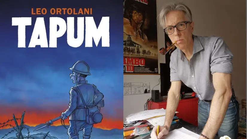 La copertina del nuovo fumetto di Leo Ortolanim