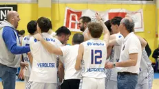 L'esultanza della Verolese contro Sarezzo - Foto francesco Scazzola