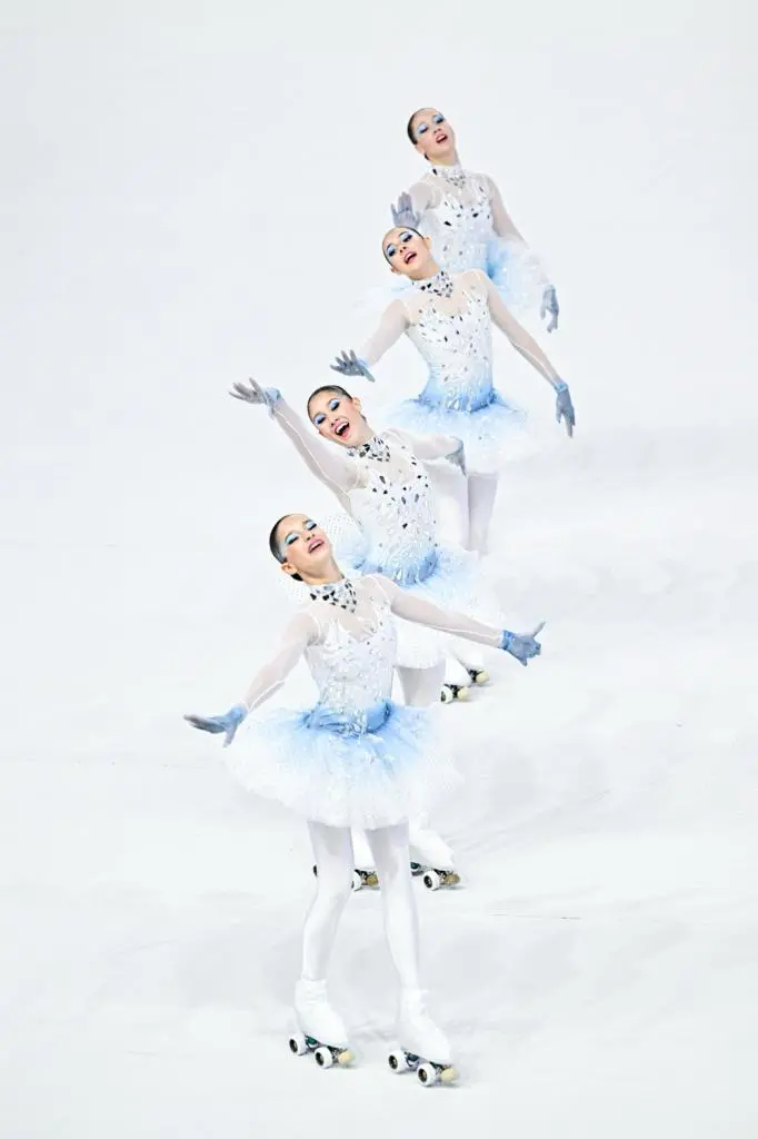 Pechino, le campionesse mondiali di pattinaggio su rotelle