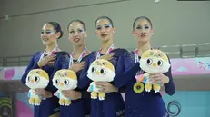 Pechino, le campionesse mondiali di pattinaggio su rotelle