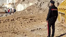 Sul luogo dell'infortunio mortale - © www.giornaledibrescia.it