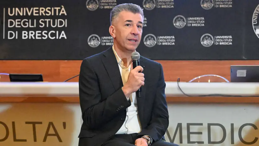 Gino Cecchettin all'UniBs - © www.giornaledibrescia.it