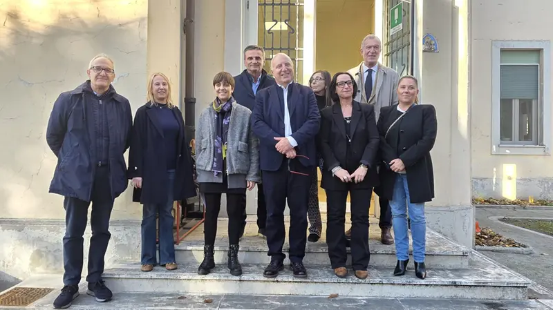 L'inaugurazione dell'asilo - © www.giornaledibrescia.it