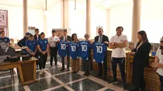 Brescia Calcio Femminile, Banca Intesa e GdB, tutti con la stessa maglia - Foto Gabriele Strada/Neg © www.giornaledibrescia.it