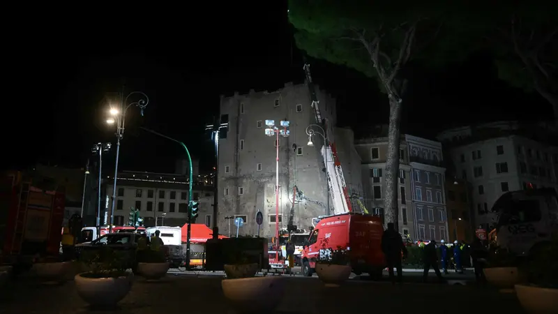 La Torre dei Conti a Roma - Foto Ansa © www.giornaledibrescia.it