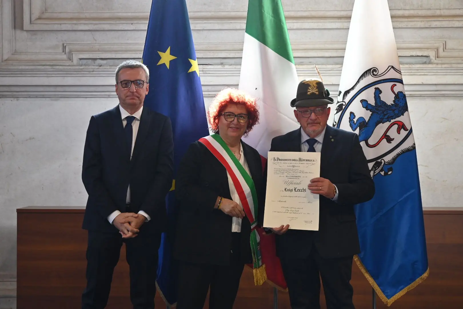 4 novembre, la consegna delle onorificenze al merito