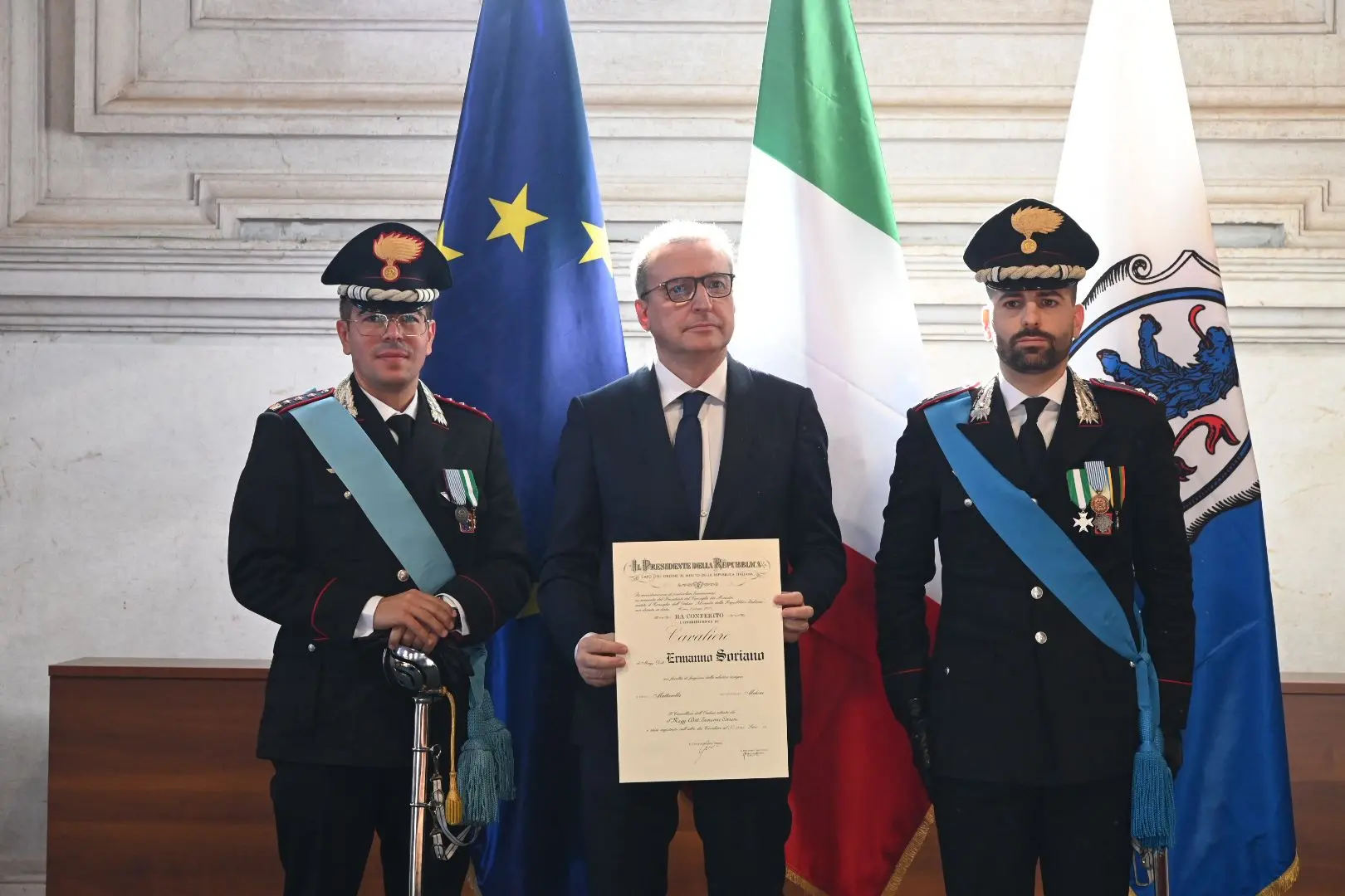 4 novembre, la consegna delle onorificenze al merito